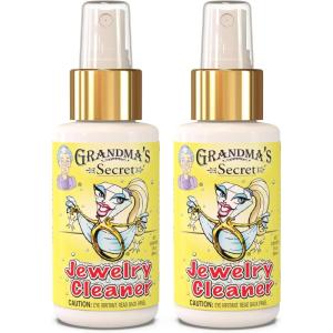 image:imageGrandmas Secret Gold and Silver Jewelry Cleaner Solution  Ammonia Free Gold Jewelry Cleaner Liquid for Silver Diamonds and Gemstones  Safe amp Effective for Daily Use 3 oz3 Fl Oz Pack of 2