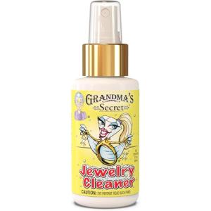 image:imageGrandmas Secret Gold and Silver Jewelry Cleaner Solution  Ammonia Free Gold Jewelry Cleaner Liquid for Silver Diamonds and Gemstones  Safe amp Effective for Daily Use 3 oz3 Fl Oz Pack of 1