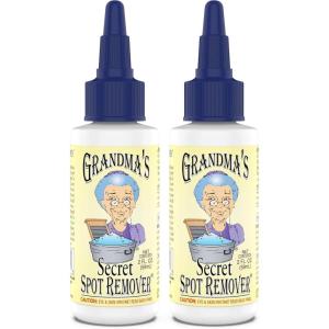 image:imageGrandmas Secret Spot Remover for Clothes  Chlorine Bleach and ToxinFree  Fabric Stain Remover Removes Oil Paint Blood and Pet Stains  2 Ounce Pack of 2200 Fl Oz Pack of 2